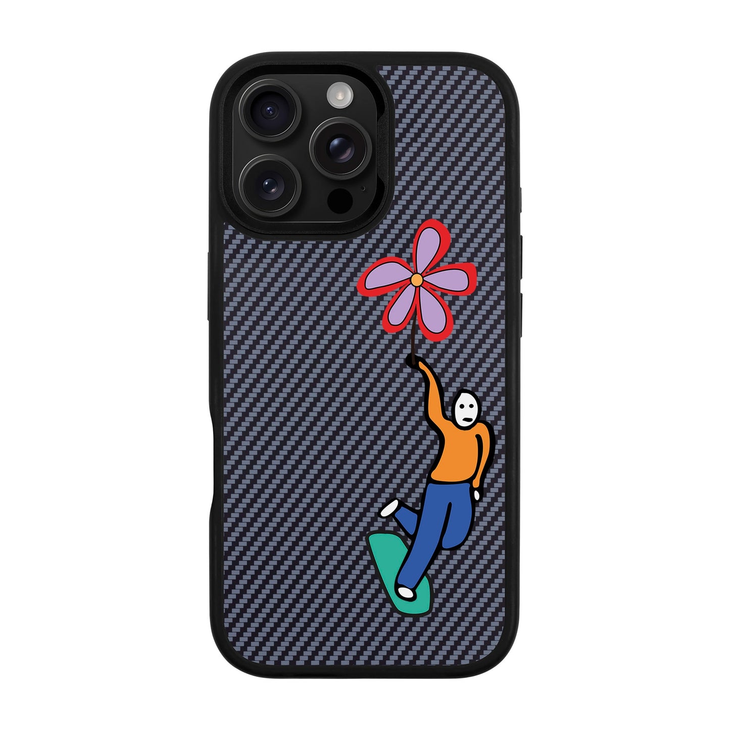 SKATEBOARDER-iPhone 16 Pro Max Plaid Kılıf MagSafe Özellikli