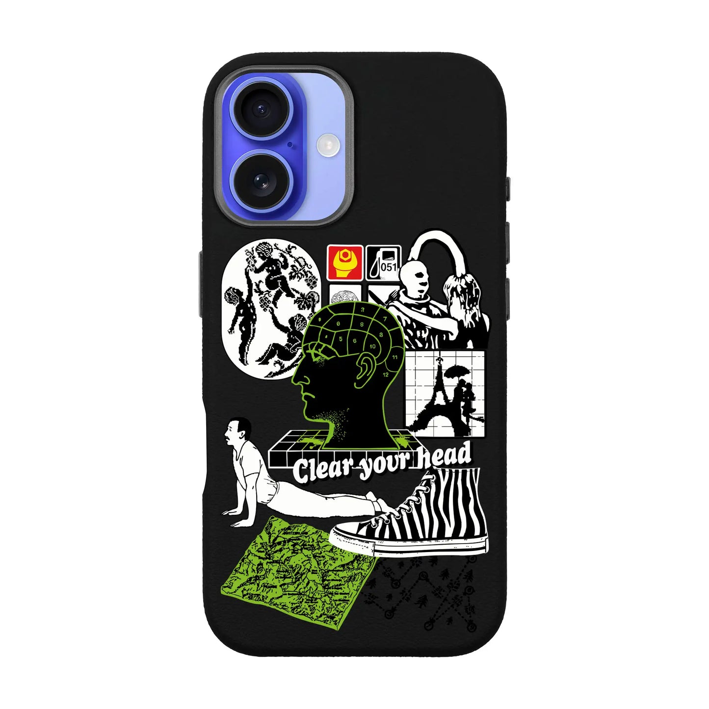 CLEAR YOUR HEAD-iPhone 16 Leather Premium Kılıf MagSafe Özellikli