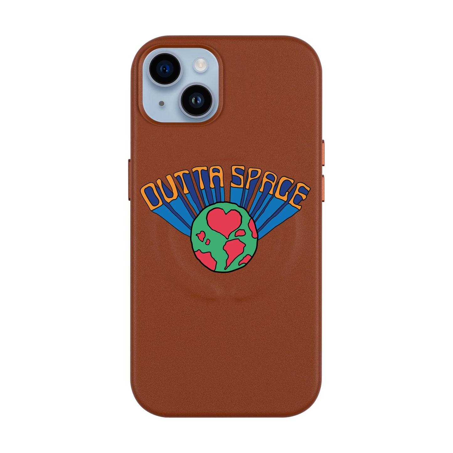 OUTTA SPACE-iPhone 14 Plus Leather Kılıf MagSafe Özellikli