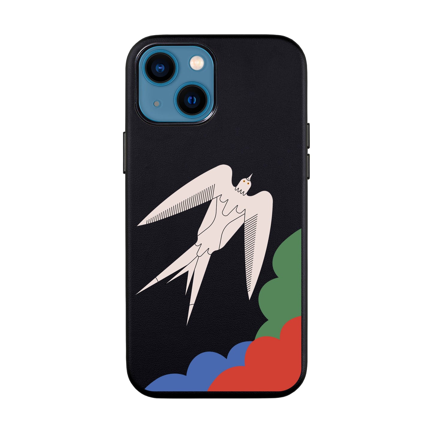 L’OISEAU LIBRE-iPhone 14 Leather Kılıf