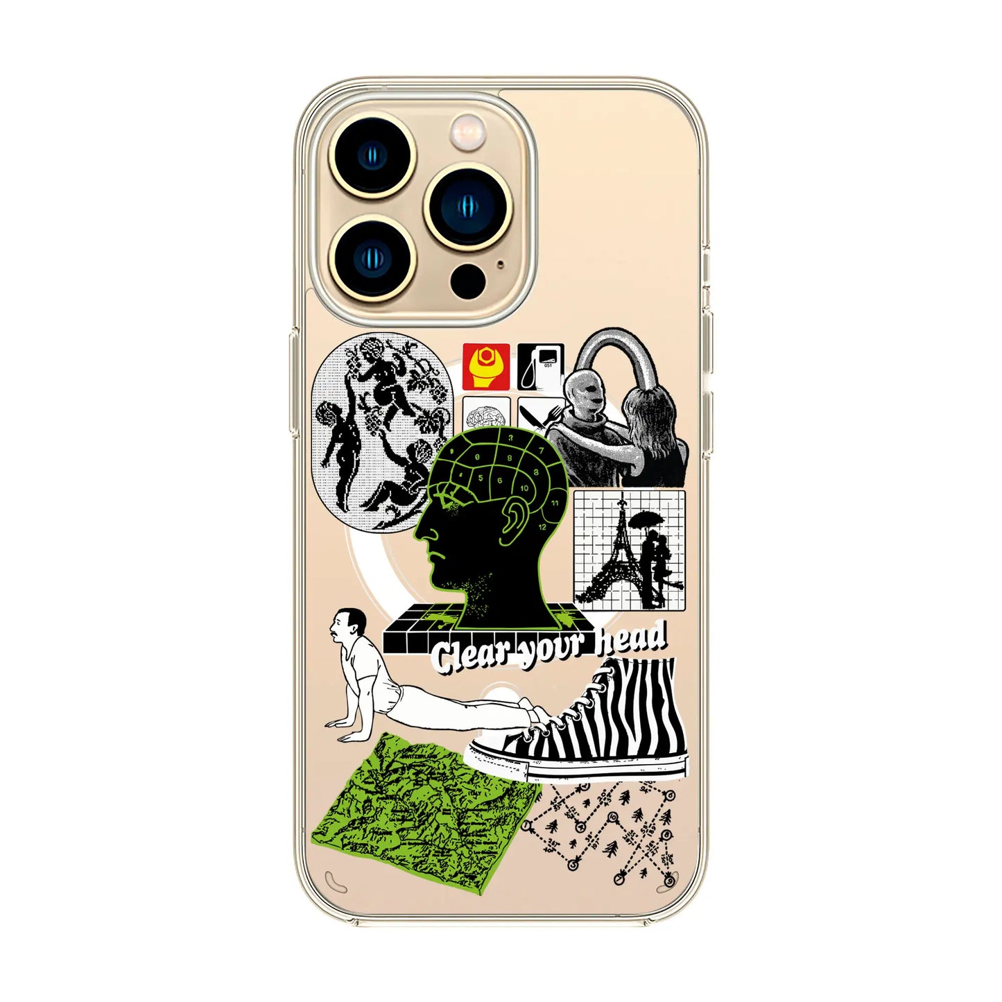 CLEAR YOUR HEAD-iPhone 12 Pro Max Solid Kılıf MagSafe Özellikli