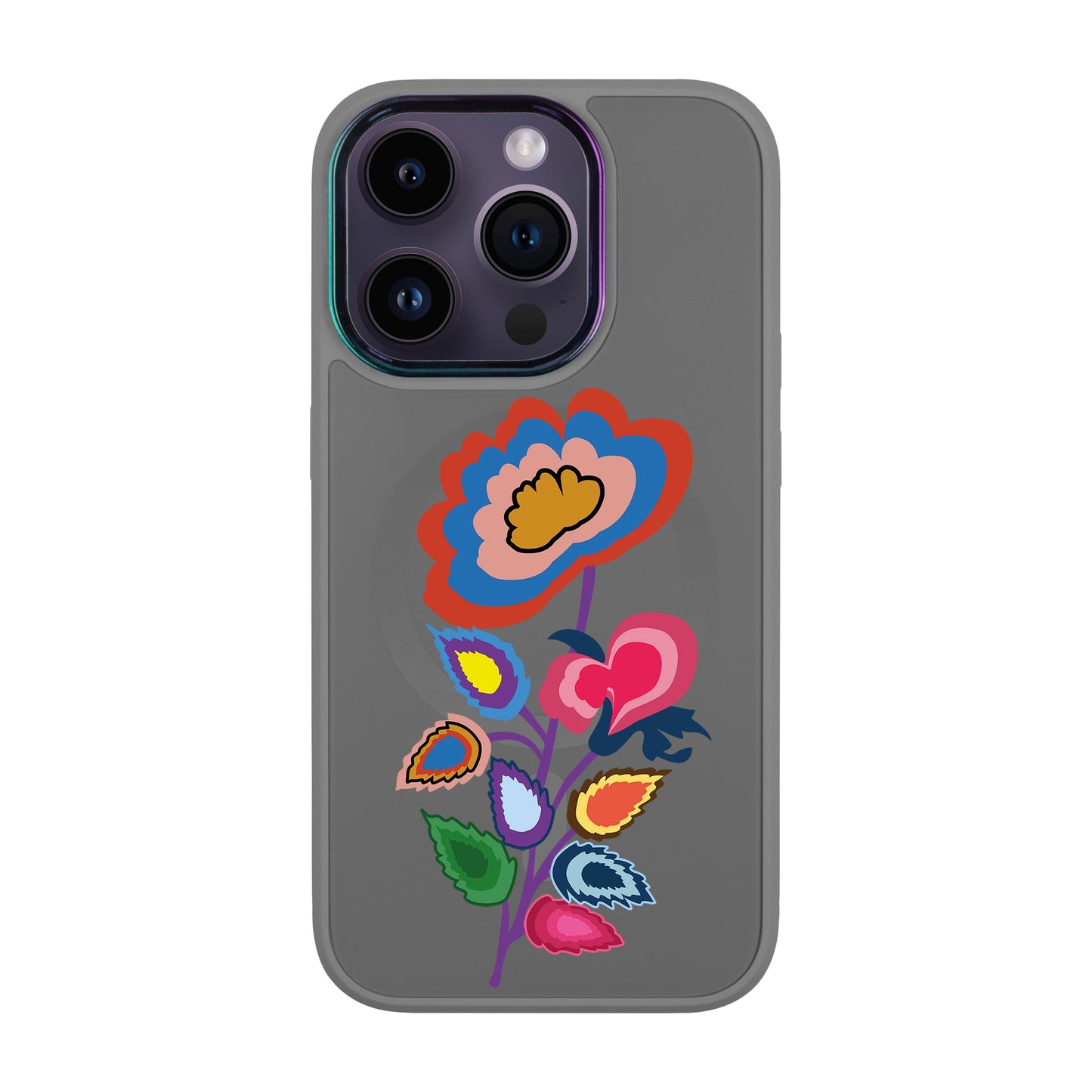 KNITTED FLOWER-iPhone 13 Pro Vigor Kılıf MagSafe Özellikli