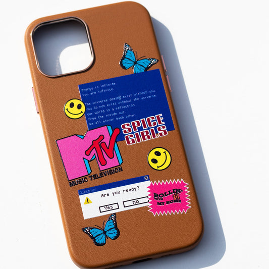 ARE YOU READY-iPhone 12 Leather Kılıf