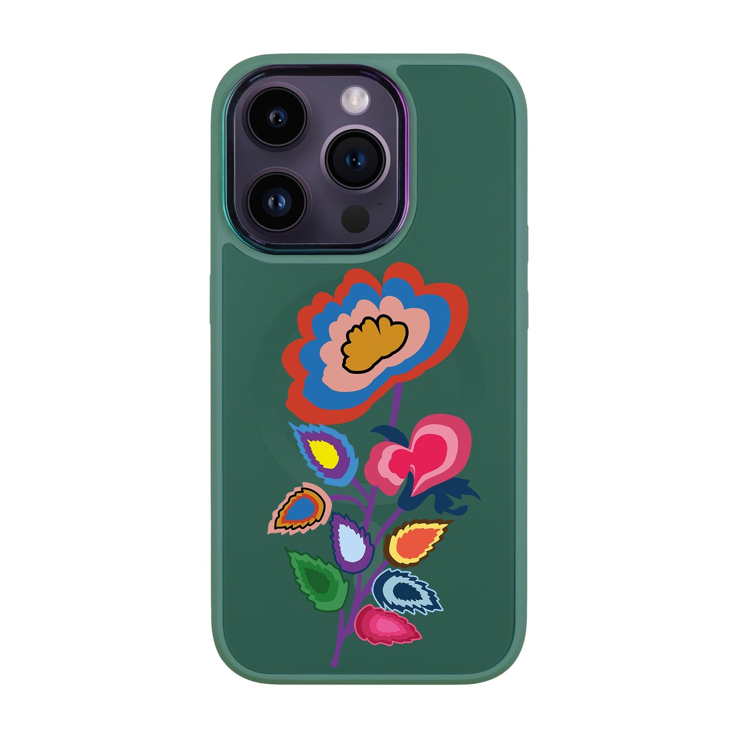 KNITTED FLOWER-iPhone 13 Pro Vigor Kılıf MagSafe Özellikli