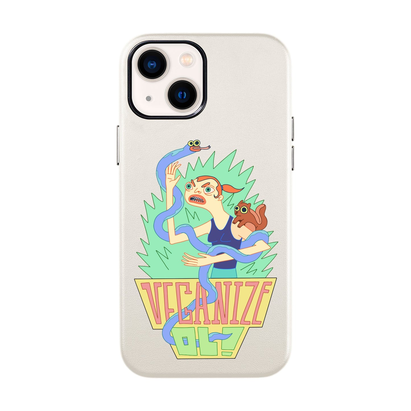 VEGANİZE-iPhone 14 Leather Kılıf