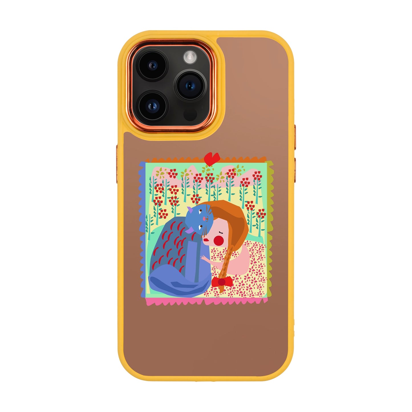KEDİ POSTA PULU-iPhone 13 Pro Max Proof Kılıf