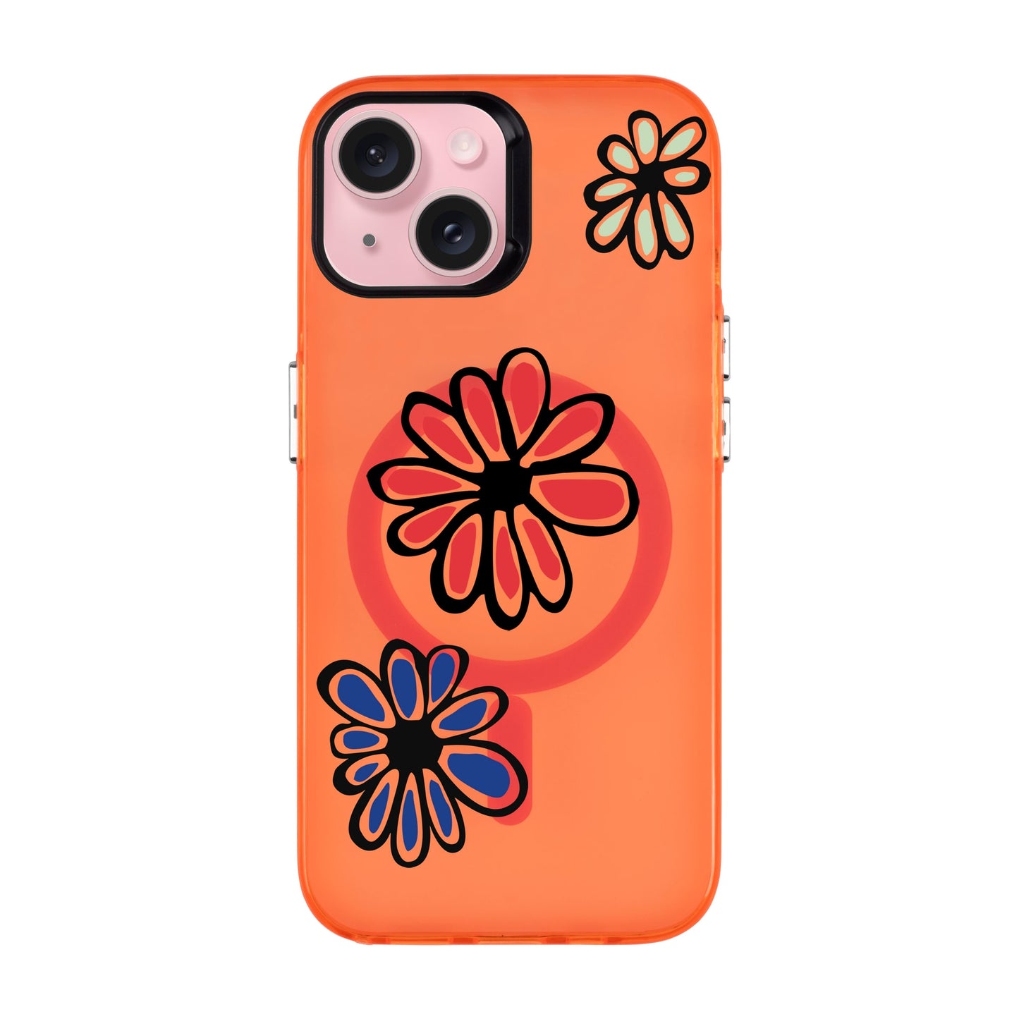 FLORIST-iPhone 15 Hold Kılıf MagSafe Özellikli