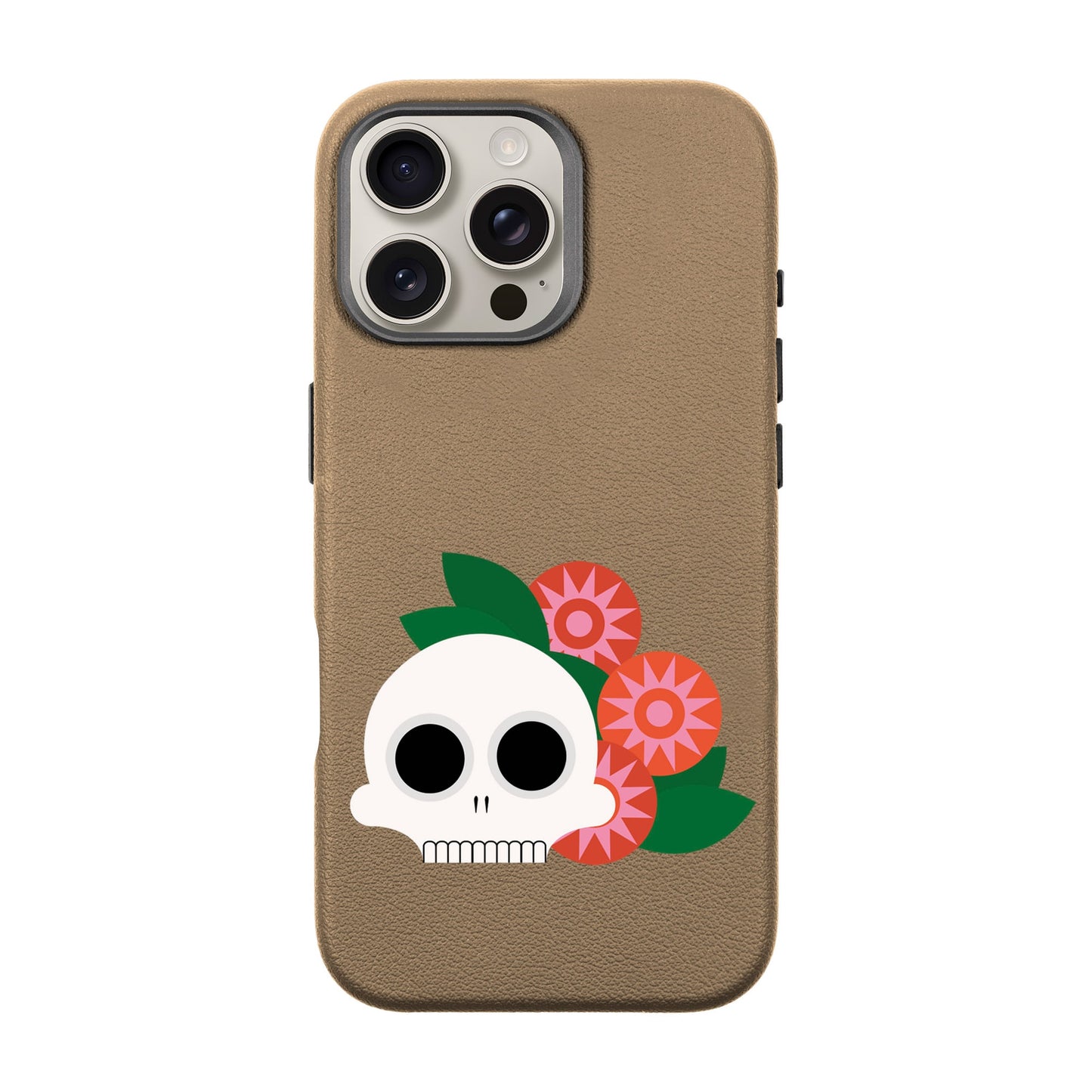 MEMENTO BLOOM-iPhone 16 Pro Max Leather Premium Kılıf MagSafe Özellikli
