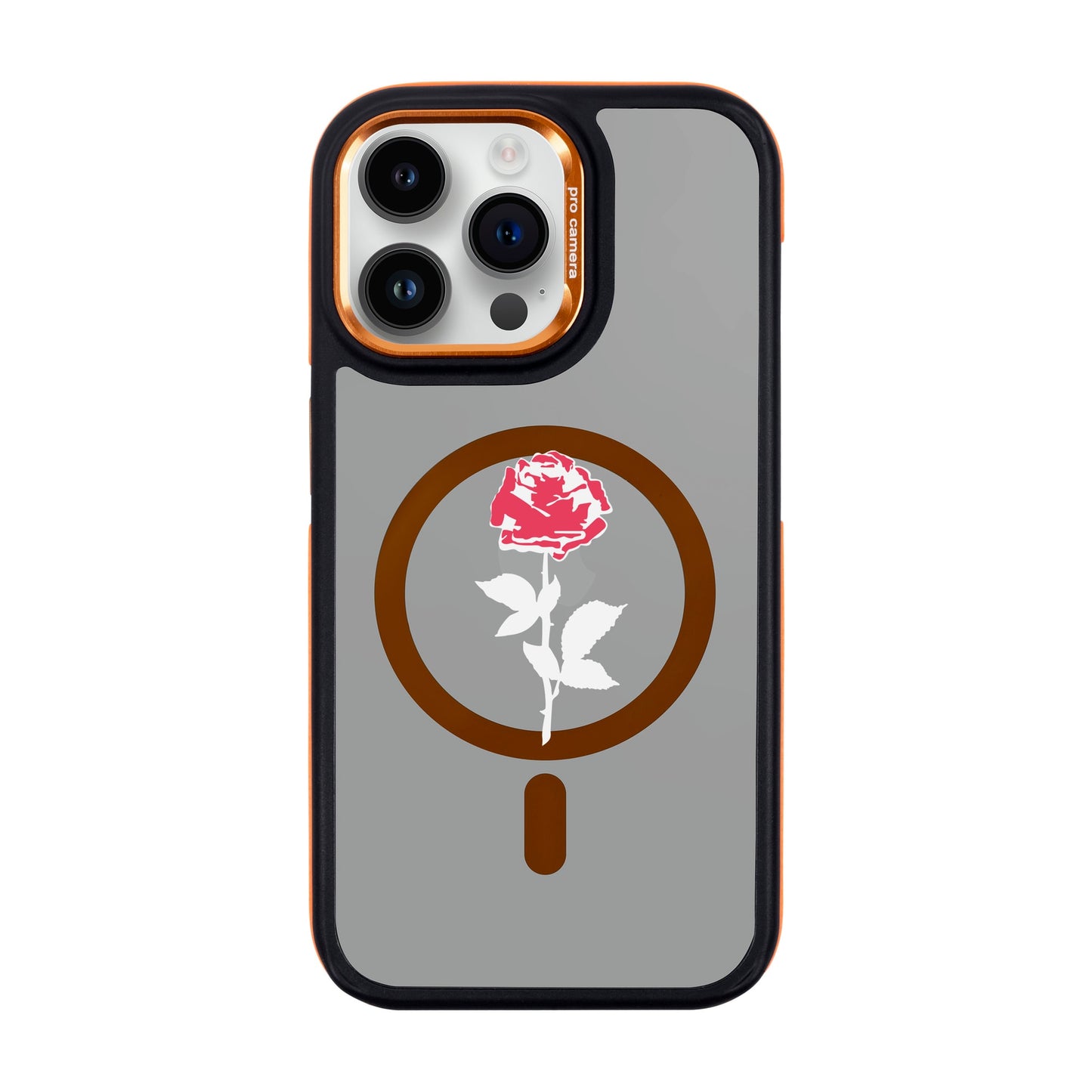 NATUREL ROSE-iPhone 14 Pro Max Dark Kılıf MagSafe Özellikli