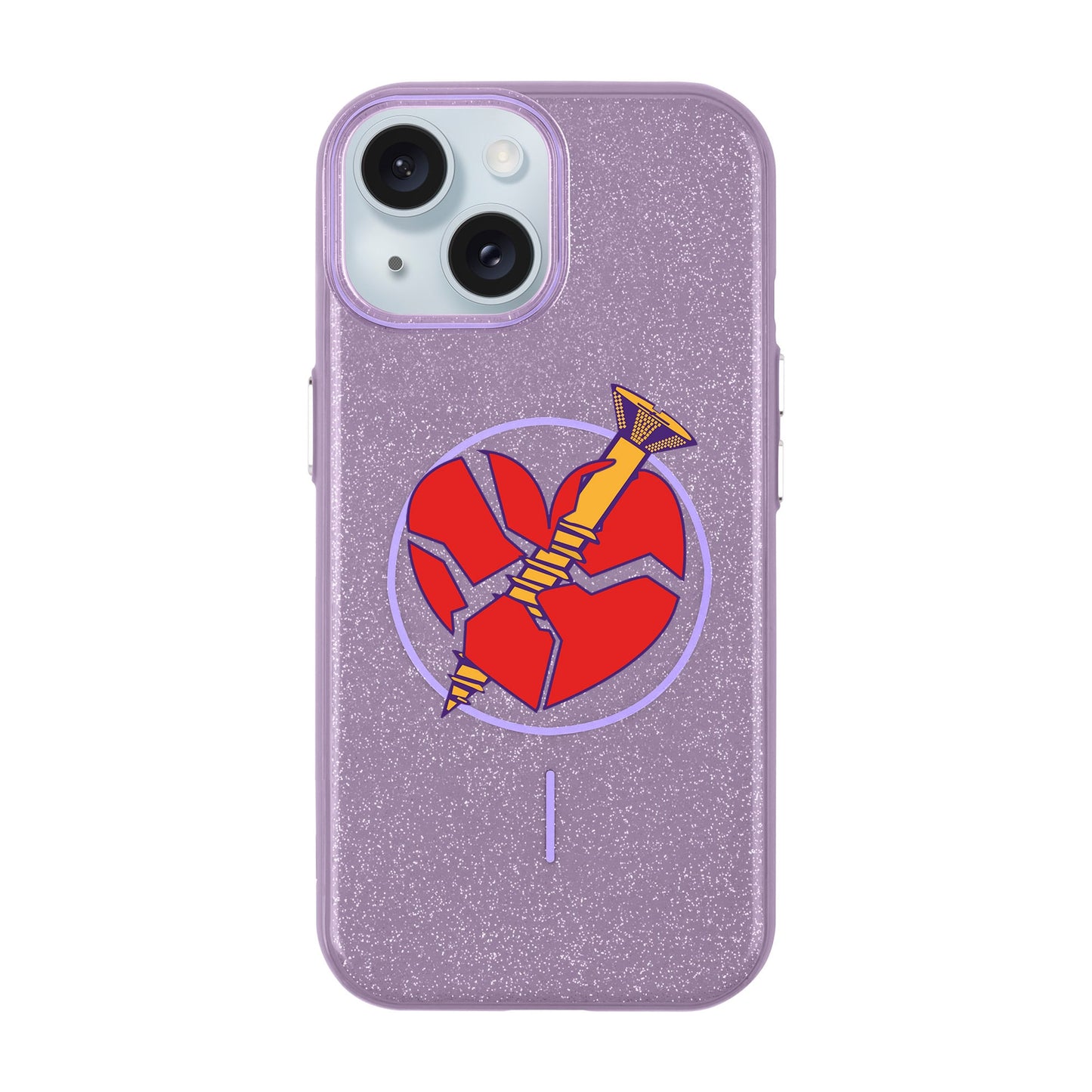 BROKEN HEART-iPhone 15 Plus Radiant Kılıf MagSafe Özellikli