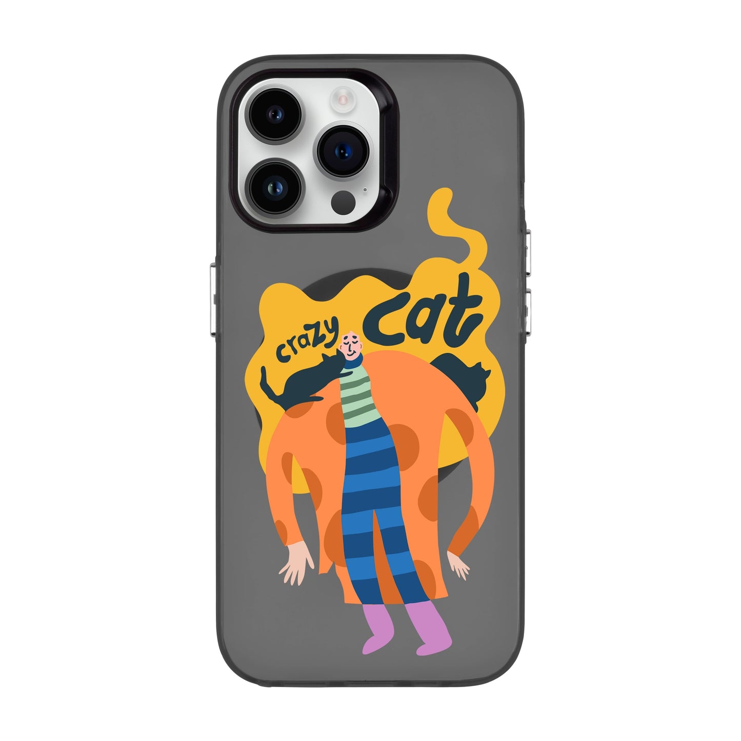 CRAZY CAT-iPhone 14 Pro Max Hold Kılıf MagSafe Özellikli