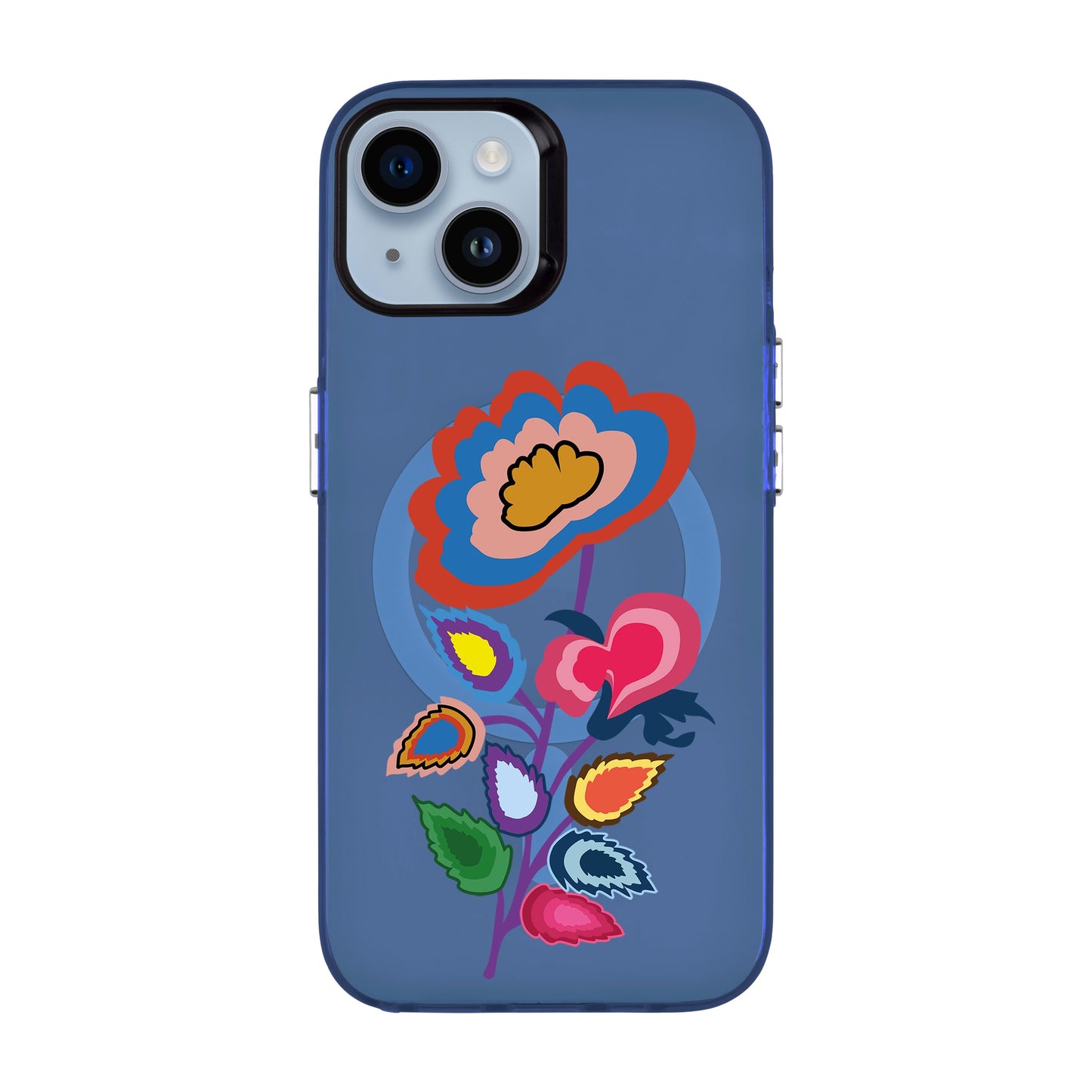 KNITTED FLOWER-iPhone 14 Hold Kılıf MagSafe Özellikli