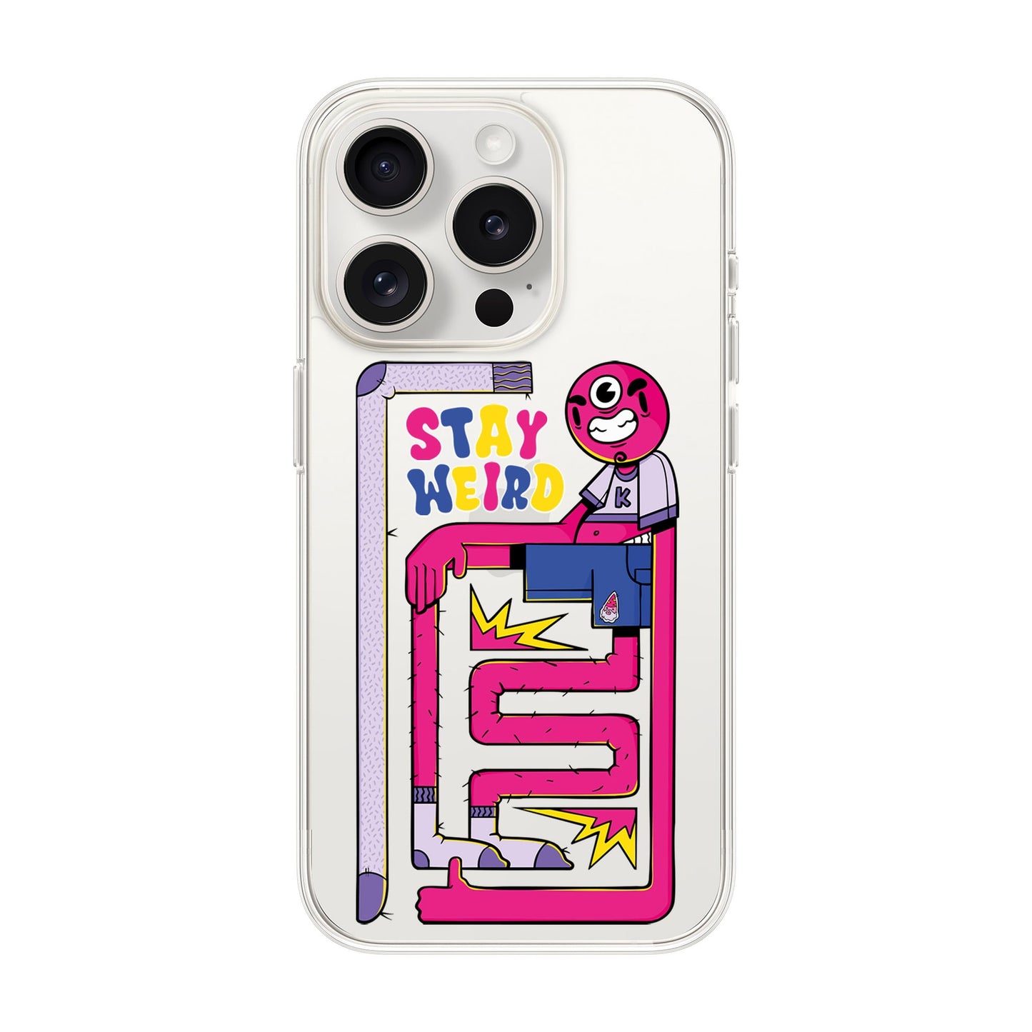 OG TOOTHY-iPhone 15 Pro Solid Kılıf