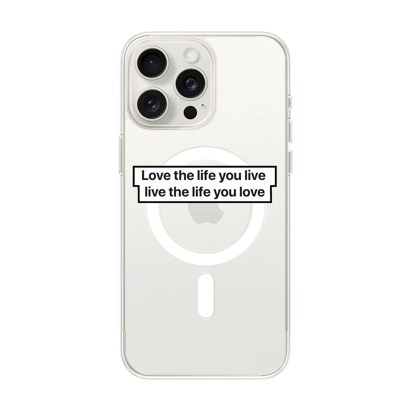 LOVE THE LIFE-iPhone 15 Pro Max Solid Kılıf MagSafe Özellikli