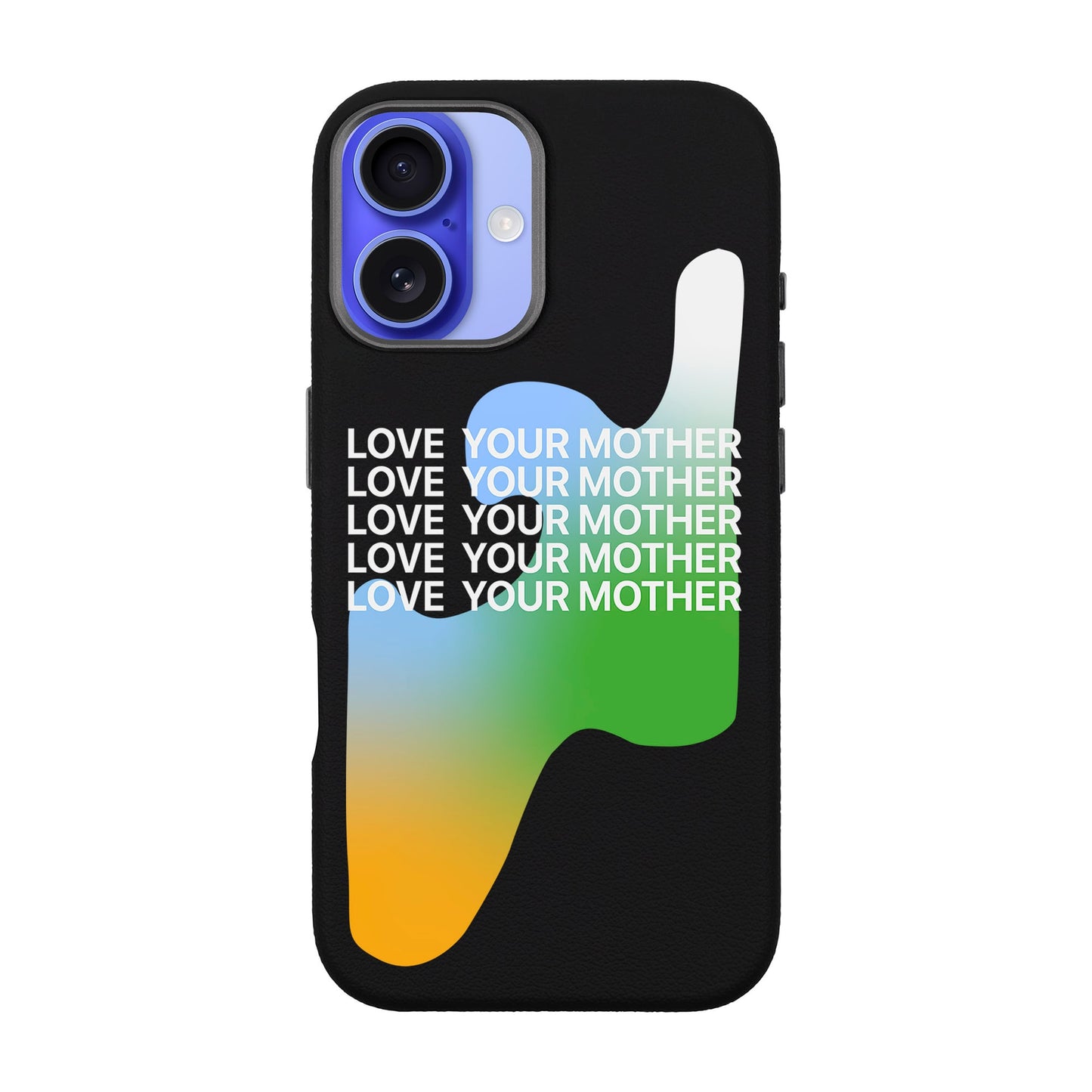LOVE YOUR MOTHER-iPhone 16 Plus Leather Premium Kılıf MagSafe Özellikli