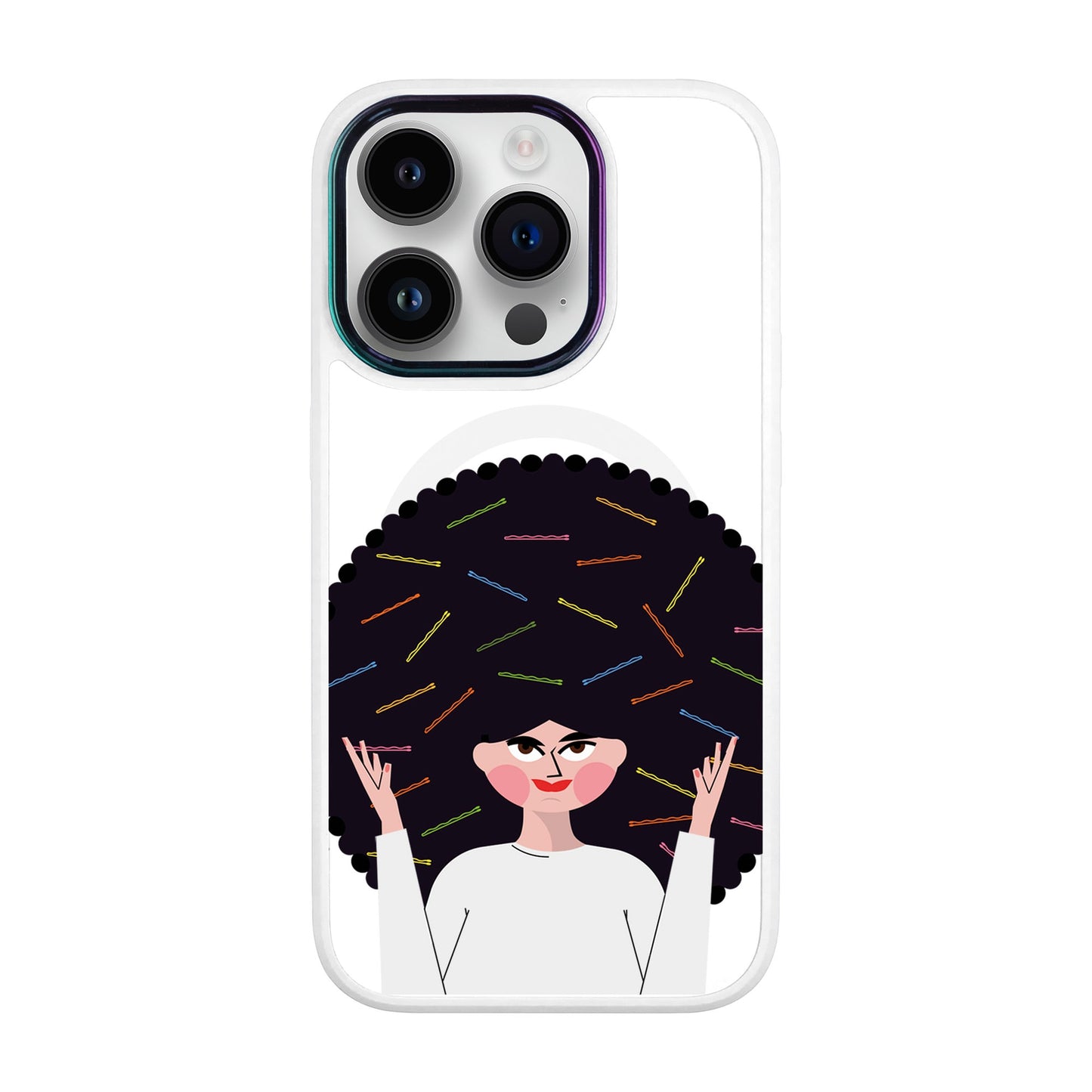 TANGLES OF HAPPINESS-iPhone 13 Pro Vigor Kılıf MagSafe Özellikli