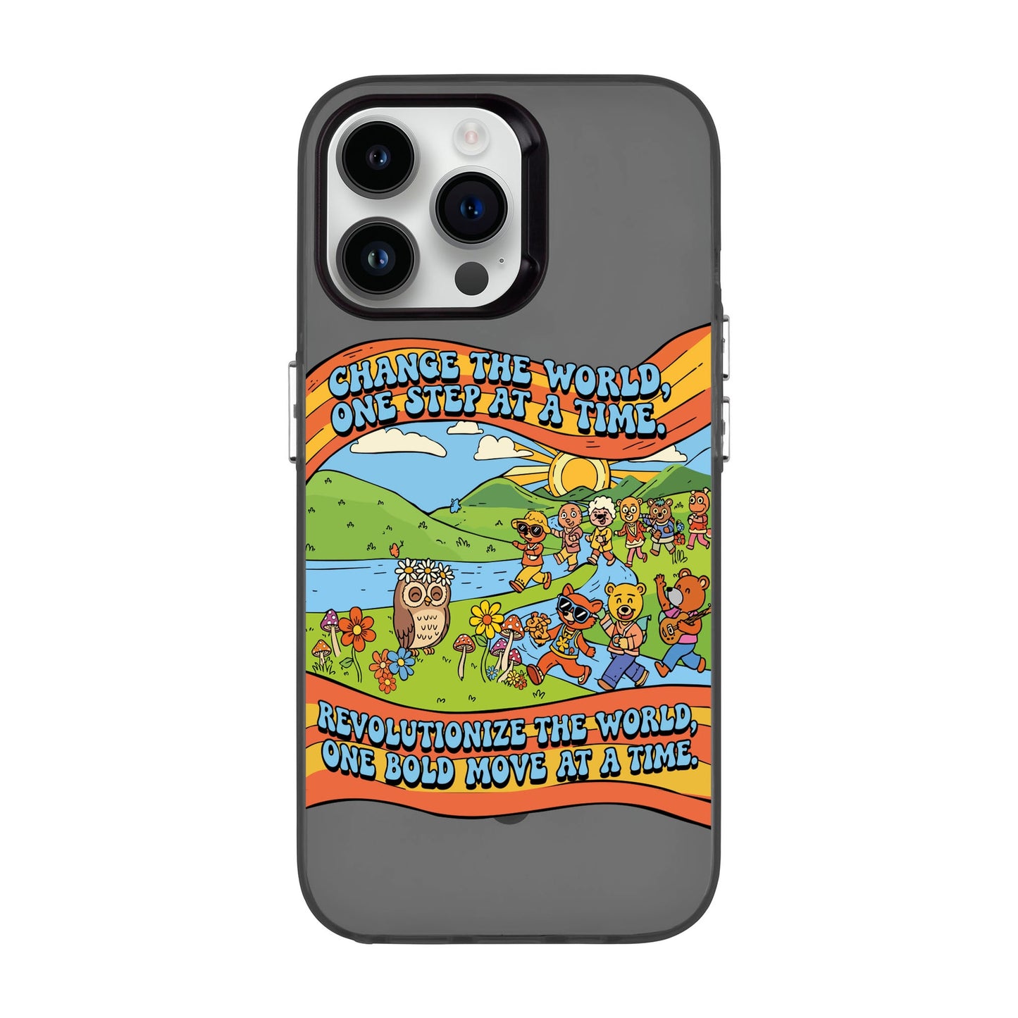 CHANGE THE WORLD-iPhone 14 Pro Max Hold Kılıf MagSafe Özellikli