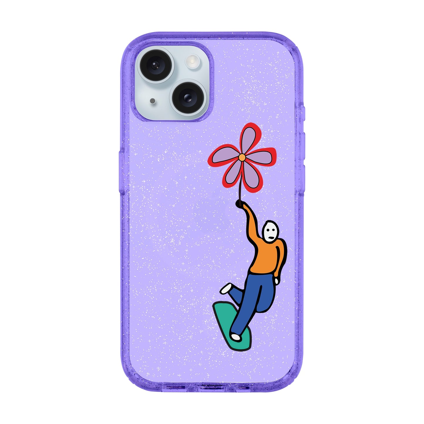 SKATEBOARDER-iPhone 15 Plus Shiny Kılıf MagSafe Özellikli