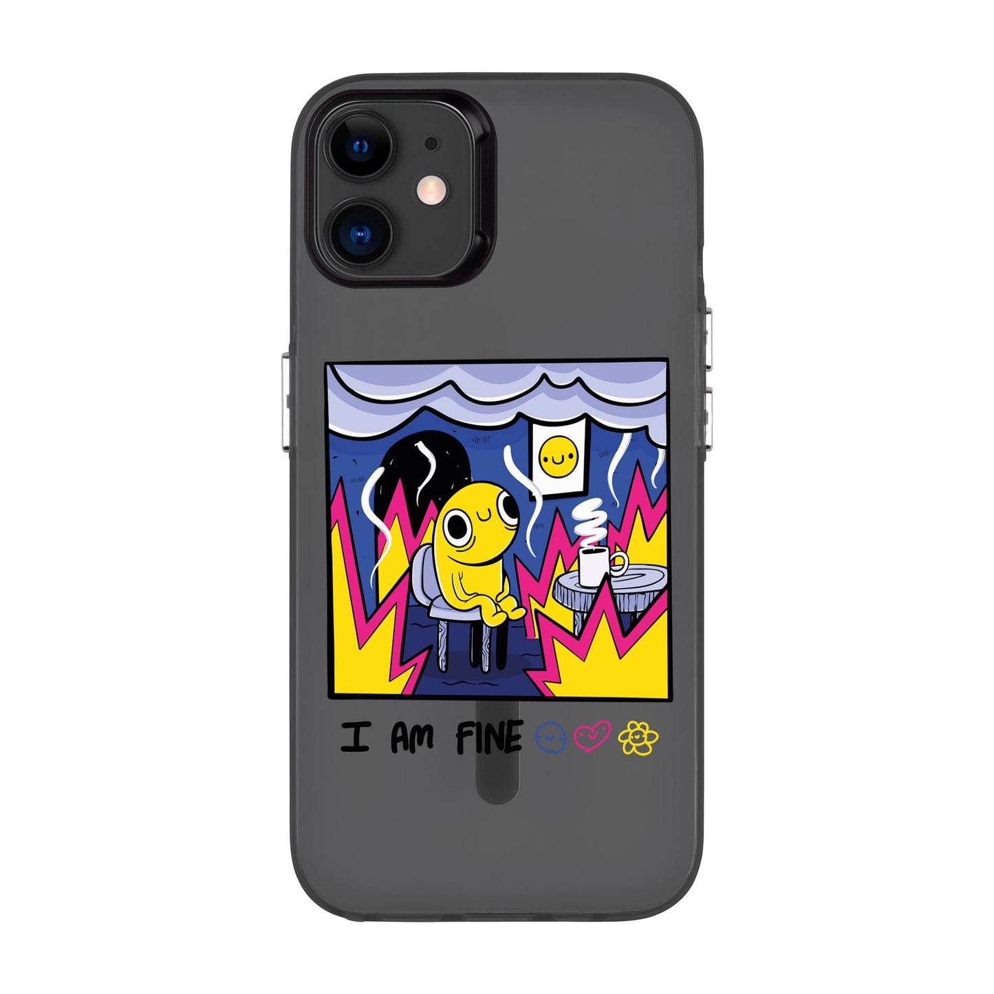 I AM FINE-iPhone 11 Hold Kılıf MagSafe Özellikli