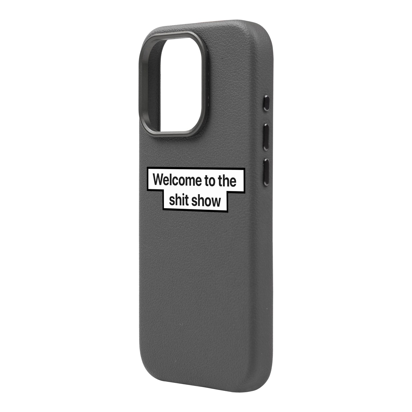 WELCOME-iPhone 16 Leather Premium Kılıf MagSafe Özellikli