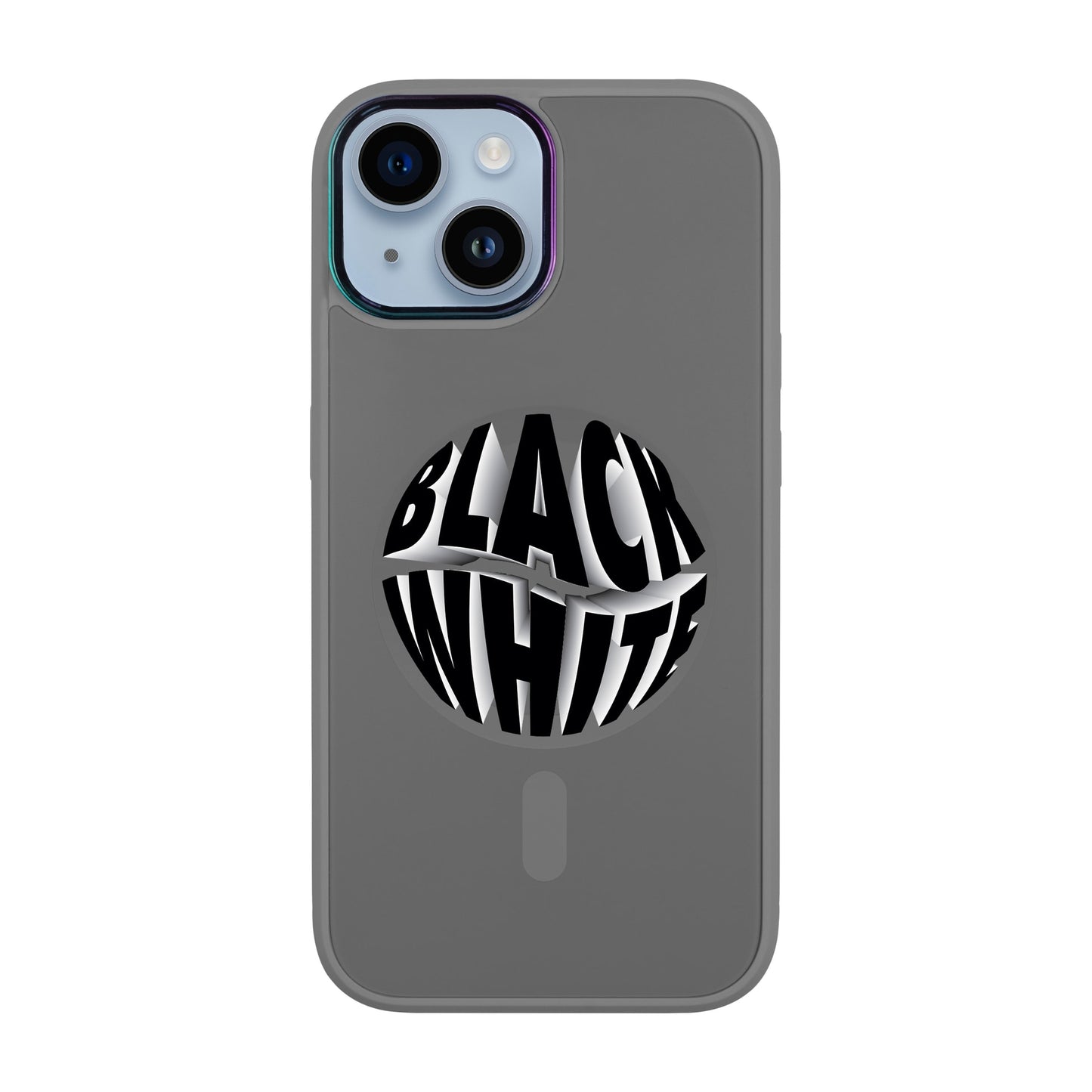 BLACK WHITE-iPhone 12 Vigor Kılıf MagSafe Özellikli