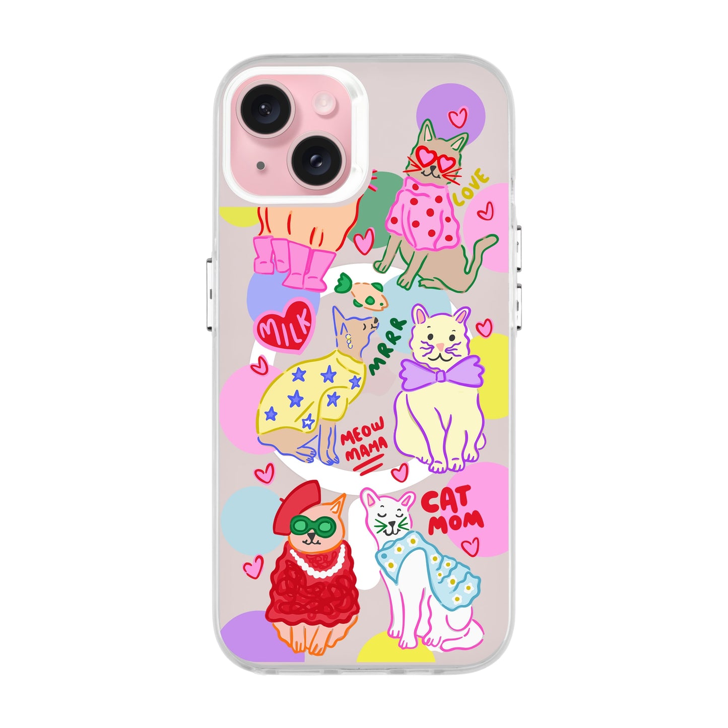 CAT MOM-iPhone 15 Plus Hold Kılıf MagSafe Özellikli