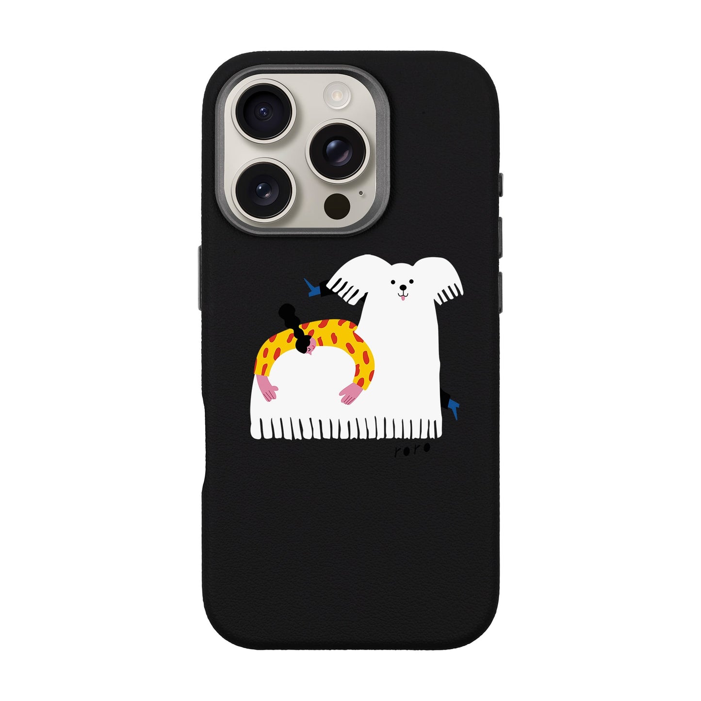 FANCY DOG-iPhone 16 Pro Leather Premium Kılıf MagSafe Özellikli