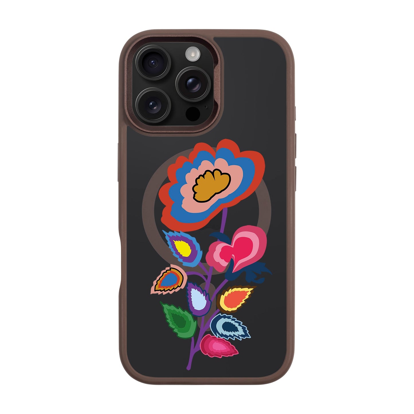 KNITTED FLOWER-iPhone 16 Pro Max Rise Kılıf MagSafe Özellikli