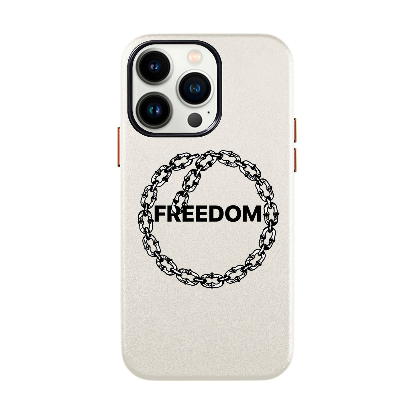 FREEDOM-iPhone 13 Pro Leather Kılıf
