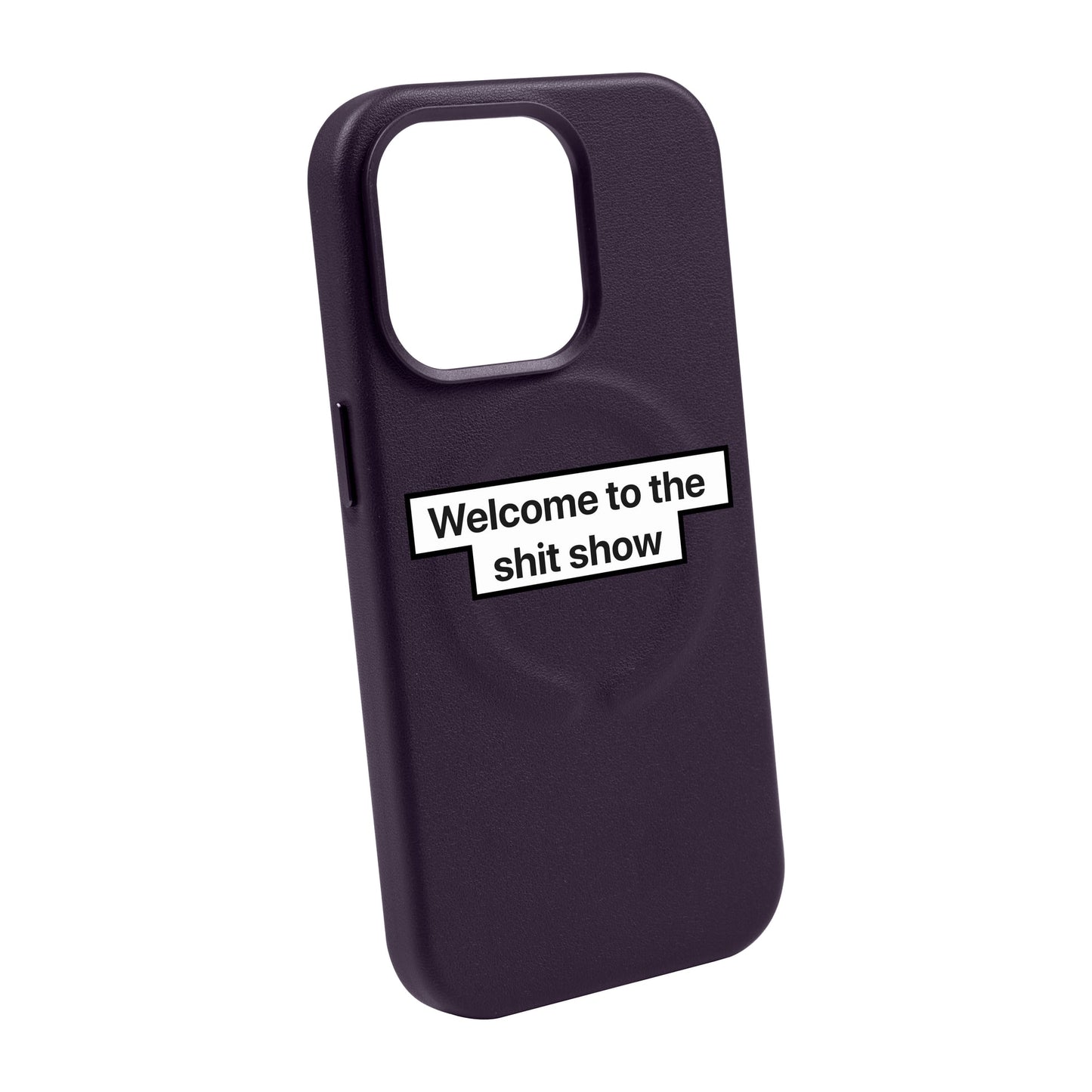 WELCOME-iPhone 14 Pro Max Leather Kılıf MagSafe Özellikli