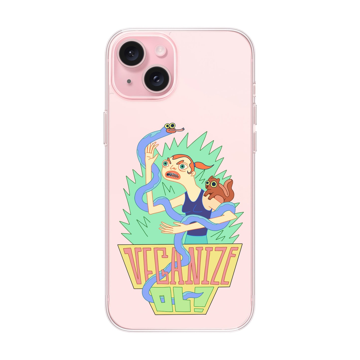 VEGANİZE-iPhone 15 Plus Solid Kılıf
