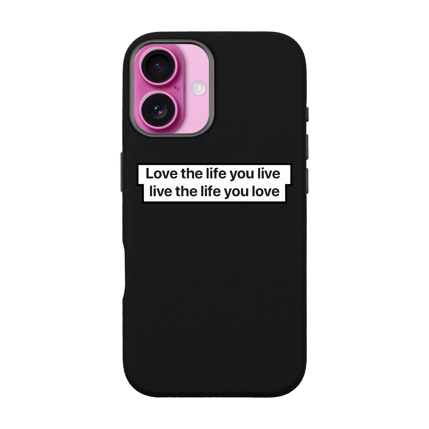 LOVE THE LIFE-iPhone 16 Plus Leather Premium Kılıf MagSafe Özellikli