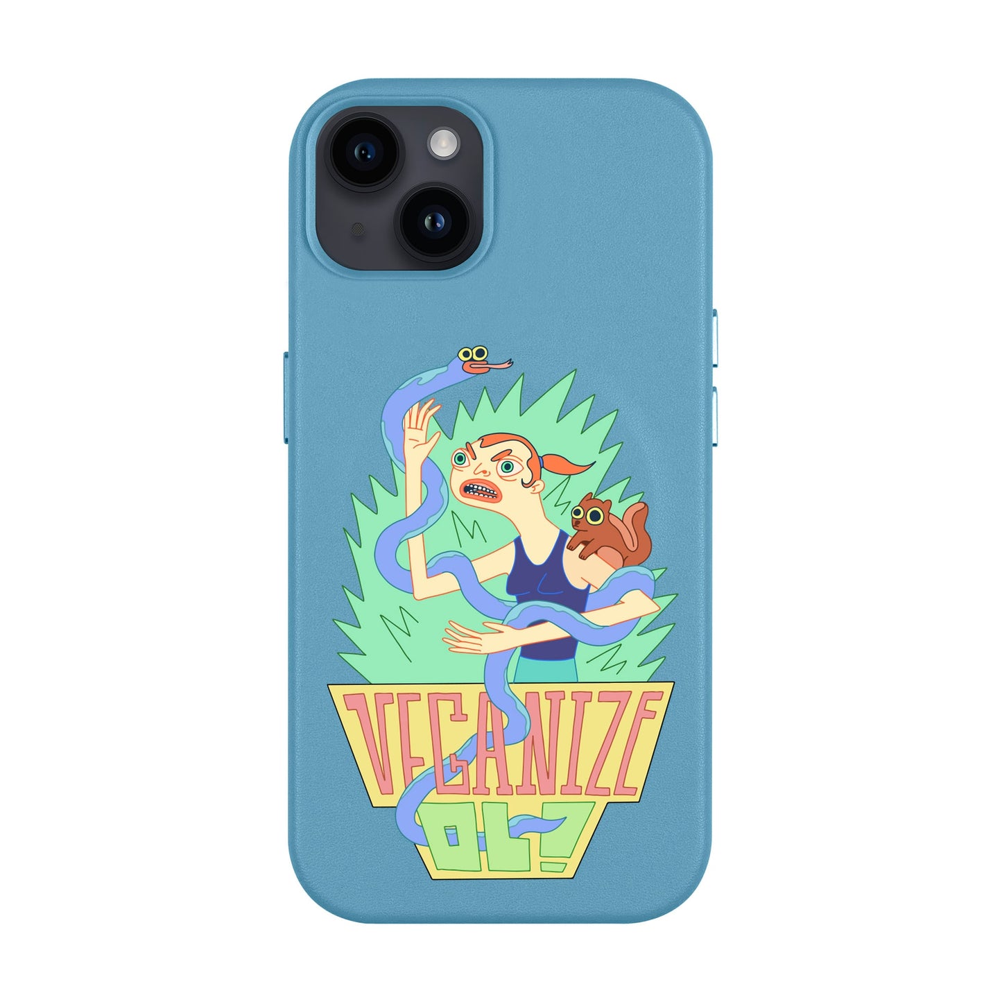 VEGANİZE-iPhone 14 Plus Leather Kılıf MagSafe Özellikli