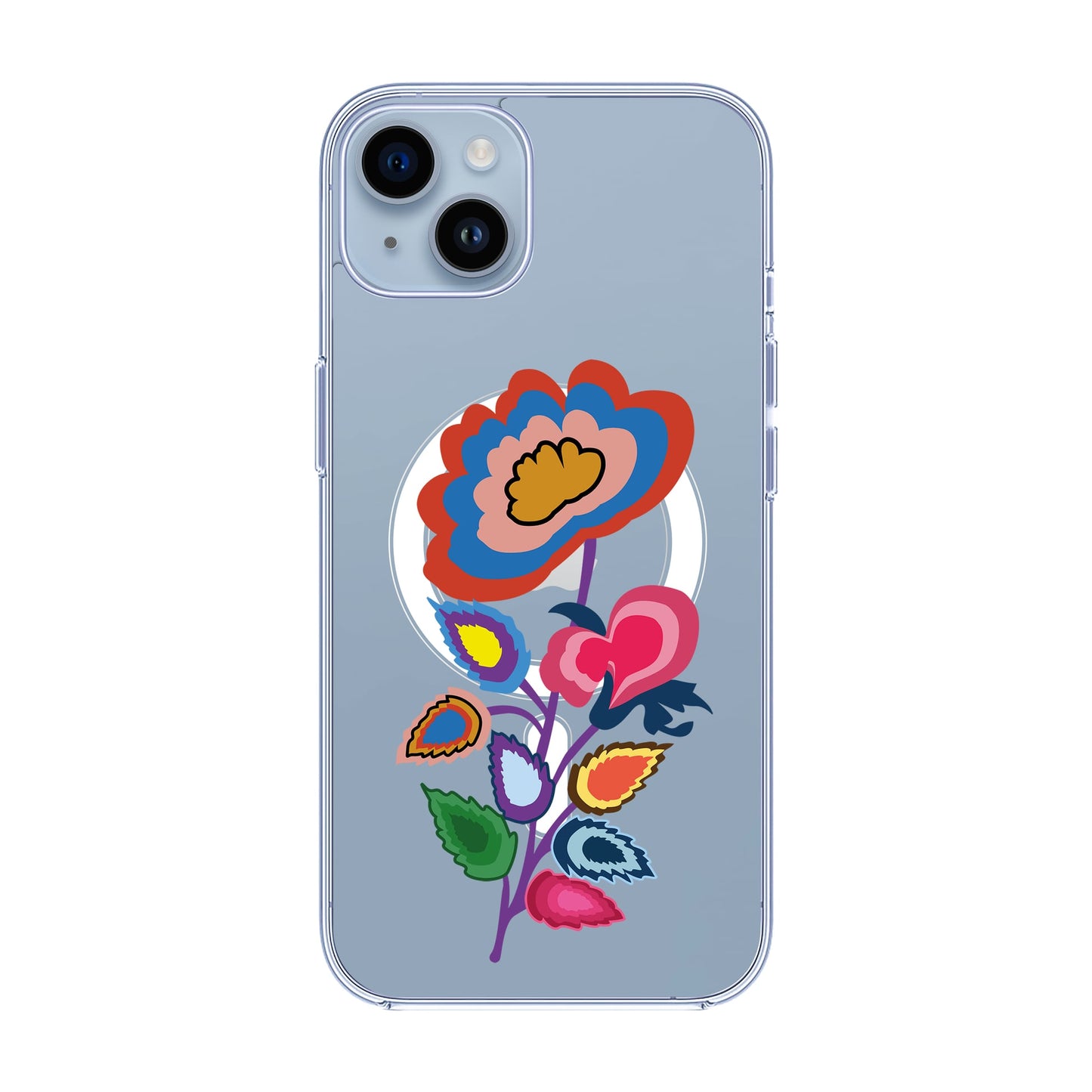 KNITTED FLOWER-iPhone 7 / 8 / SE Solid Kılıf MagSafe Özellikli