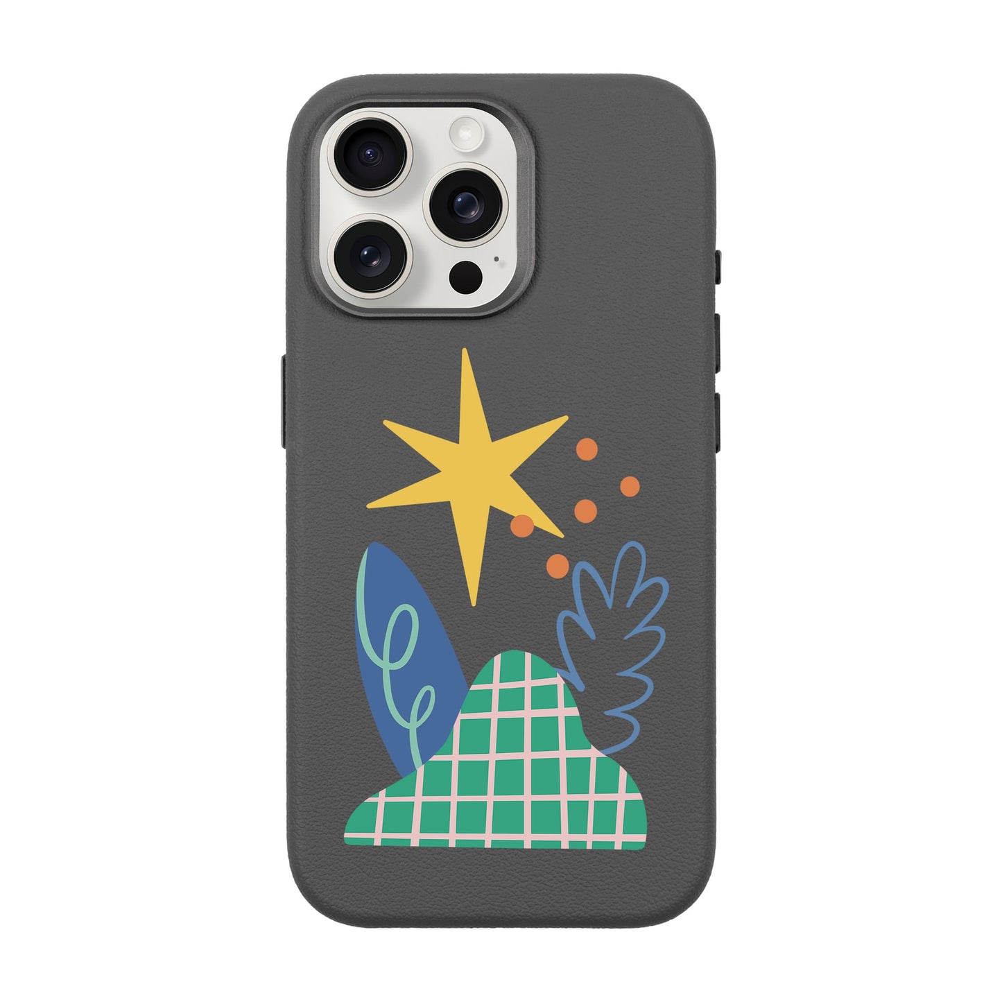 LITTLE NATURE-iPhone 15 Pro Max Leather Premium Kılıf MagSafe Özellikli