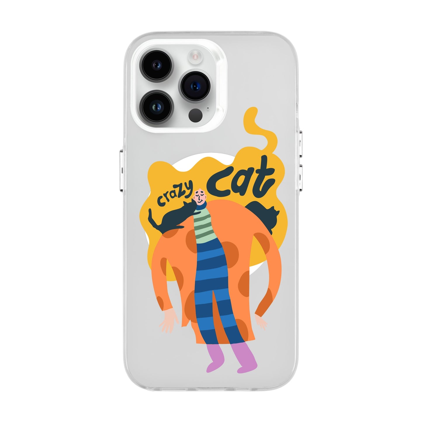 CRAZY CAT-iPhone 14 Pro Max Hold Kılıf MagSafe Özellikli
