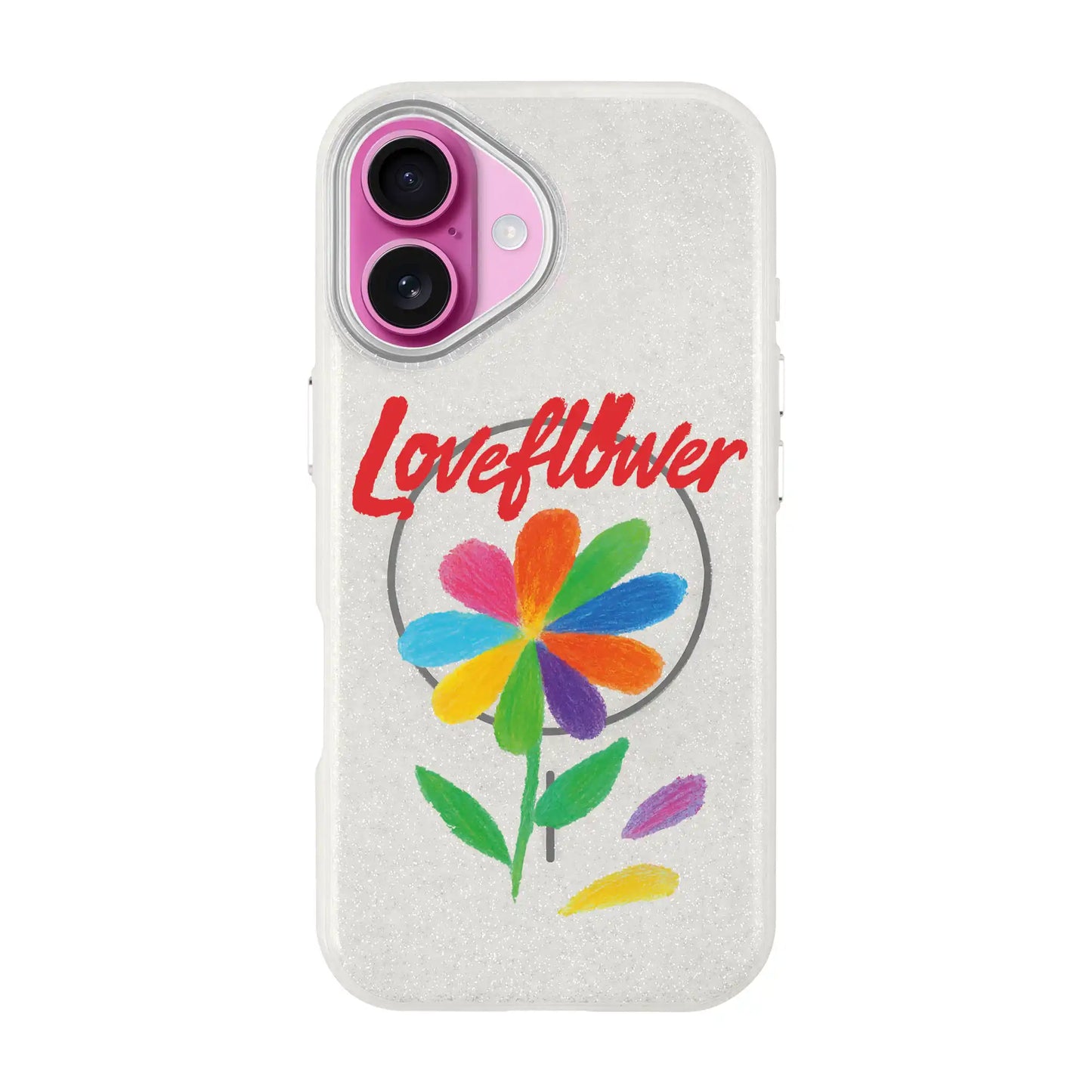 LOVE FLOWER-iPhone 16 Plus Radiant Kılıf MagSafe Özellikli