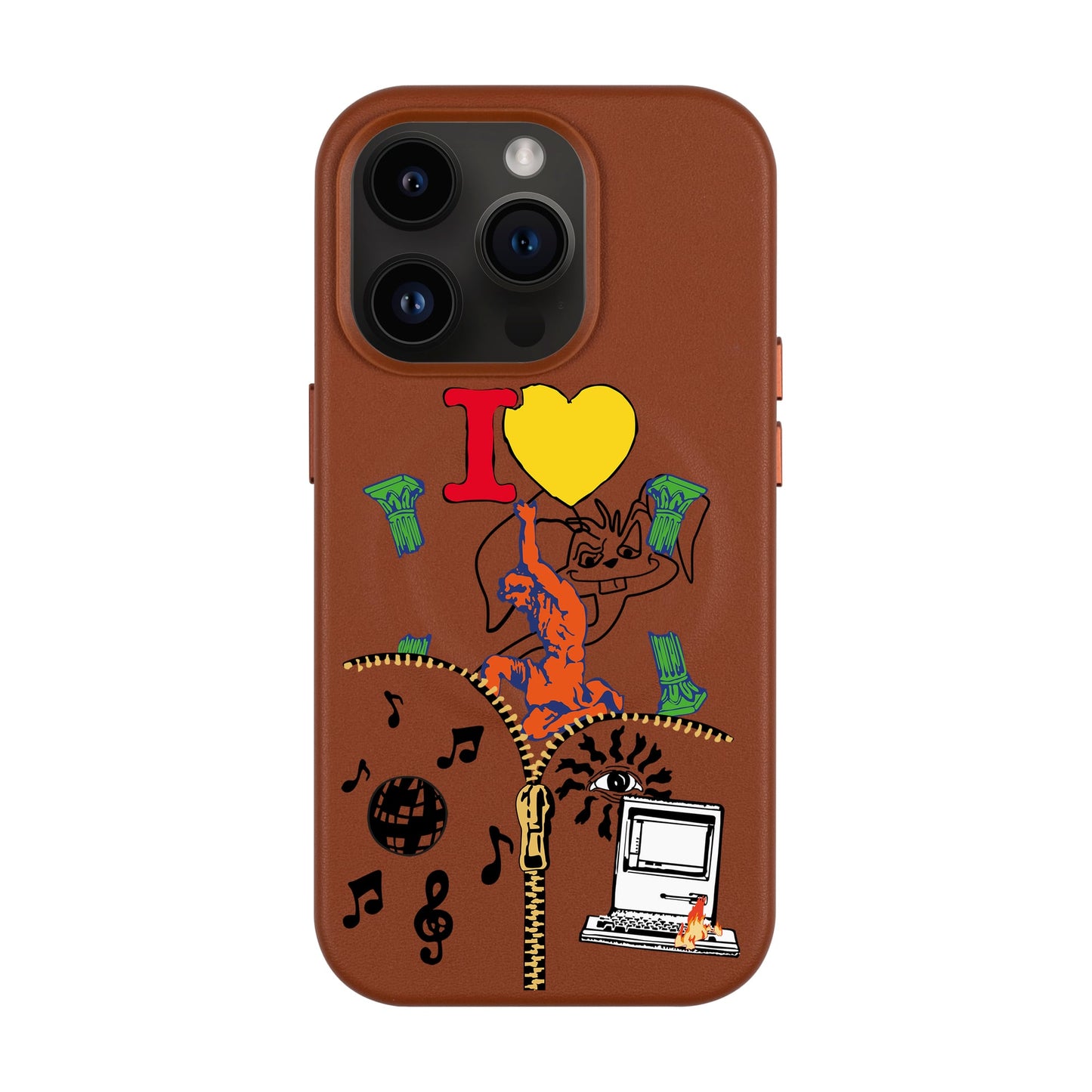 ANTIQUE-iPhone 14 Pro Leather Kılıf MagSafe Özellikli