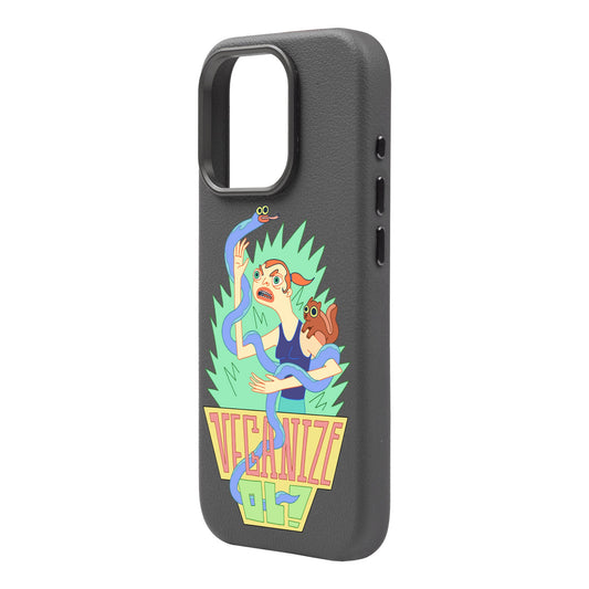 VEGANİZE-Leather Premium Kılıf MagSafe Özellikli - iPhone 16 Plus