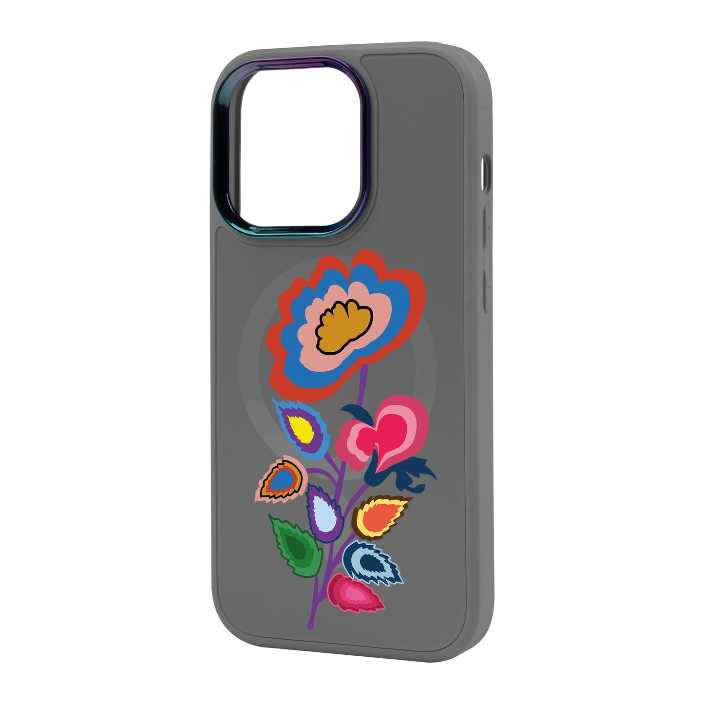 KNITTED FLOWER-iPhone 14 Pro Max Vigor Kılıf MagSafe Özellikli