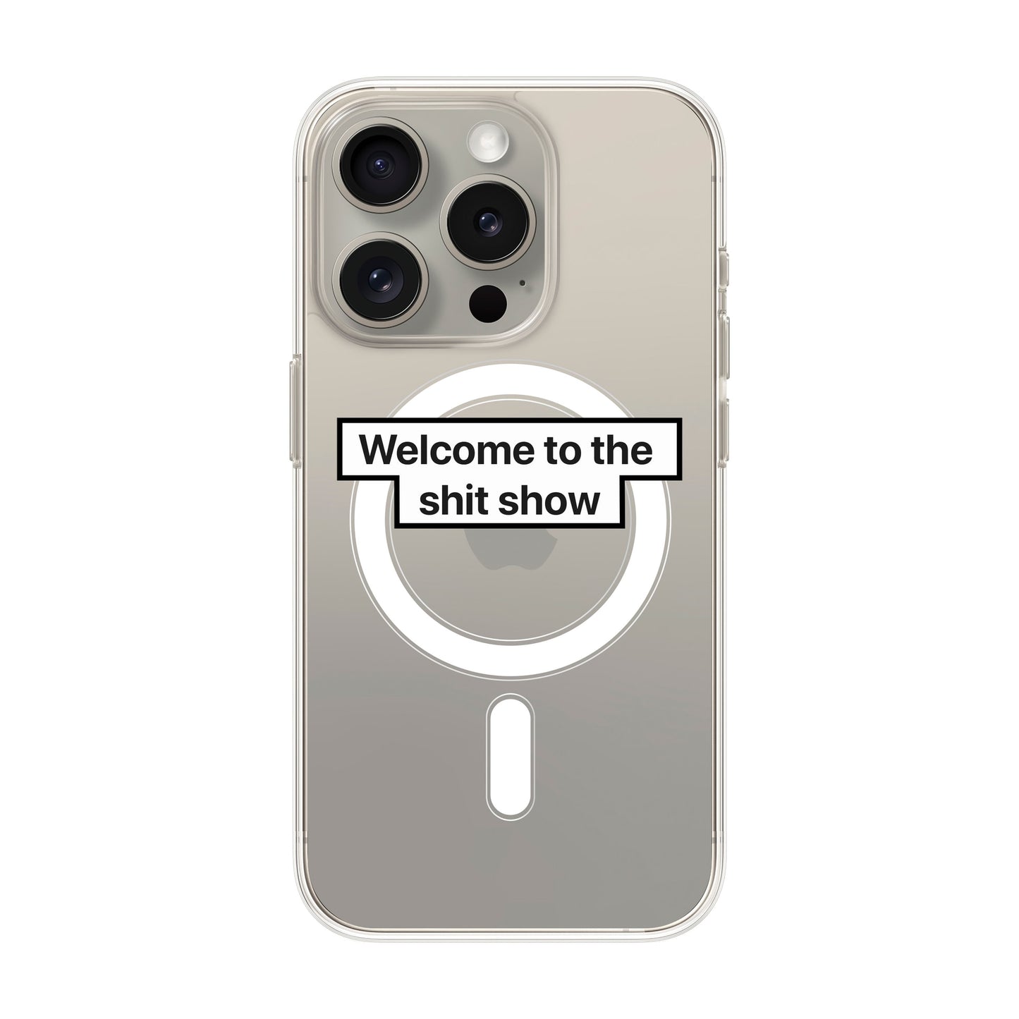 WELCOME-iPhone 15 Pro Solid Kılıf MagSafe Özellikli