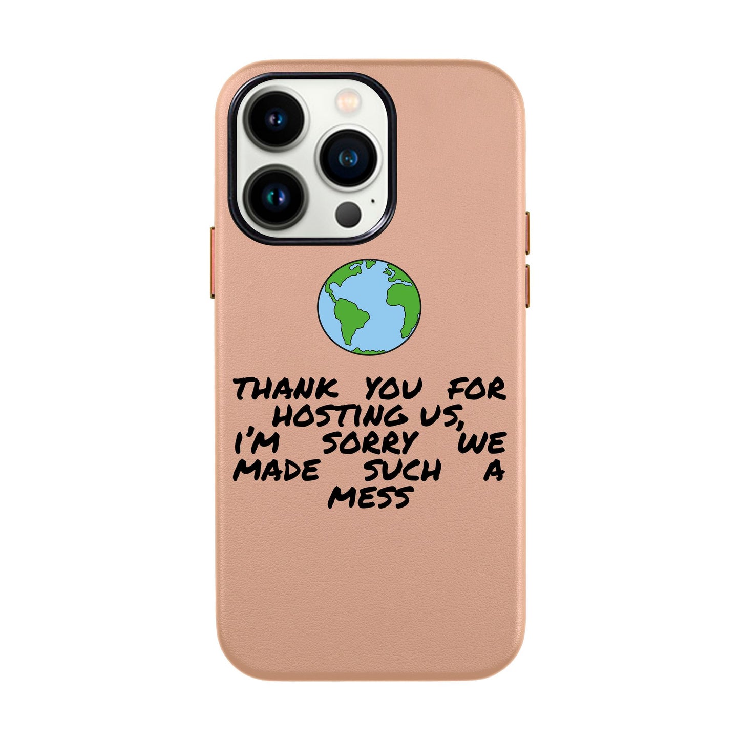 MESS-iPhone 13 Pro Leather Kılıf