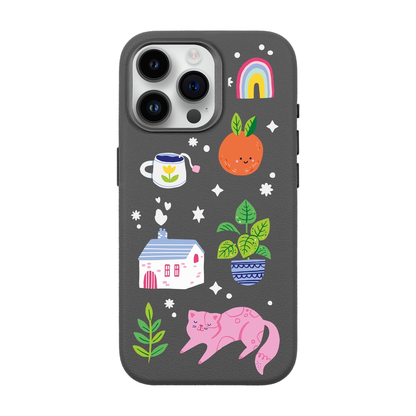 FRESH SPRING-iPhone 14 Pro Max Leather Premium Kılıf MagSafe Özellikli