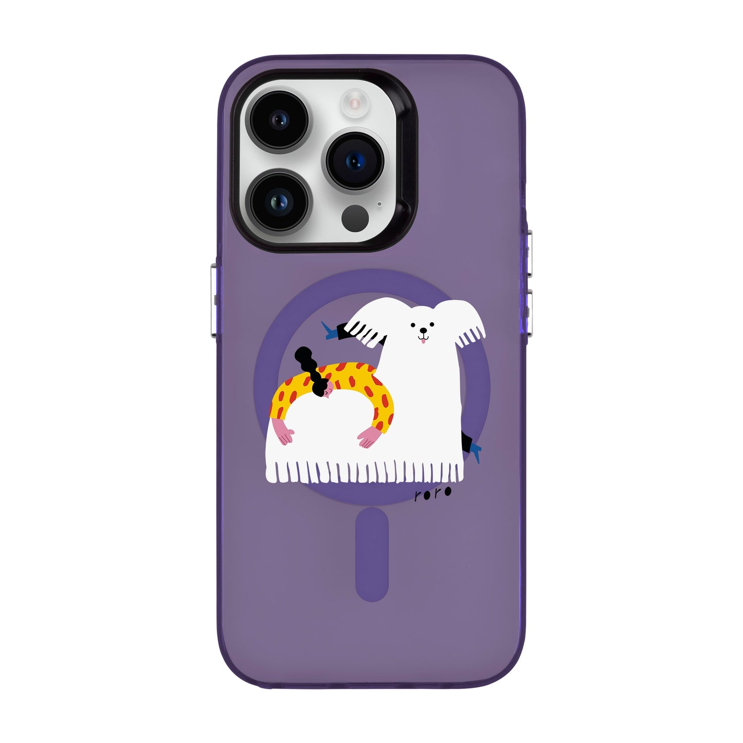 FANCY DOG-iPhone 14 Pro Hold Kılıf MagSafe Özellikli