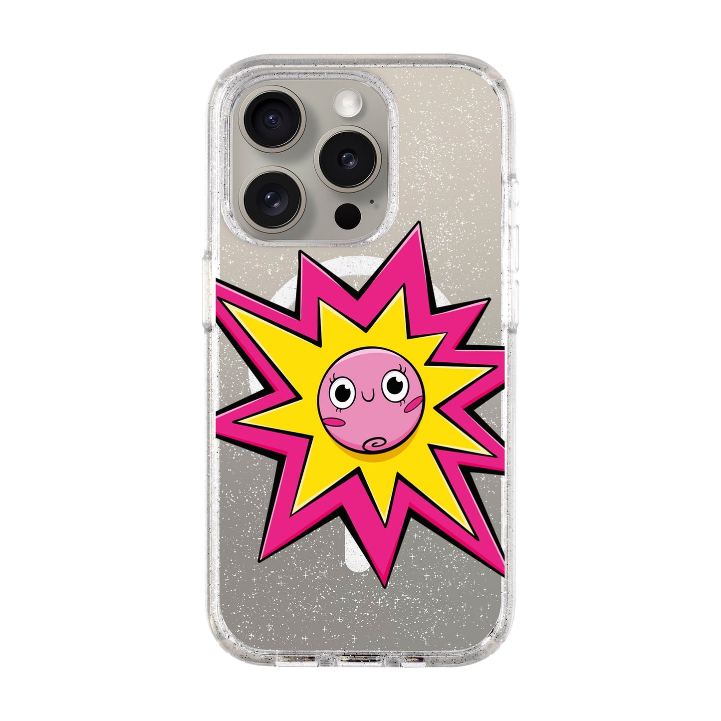 POP PRINCESSES-iPhone 15 Pro Shiny Kılıf MagSafe Özellikli