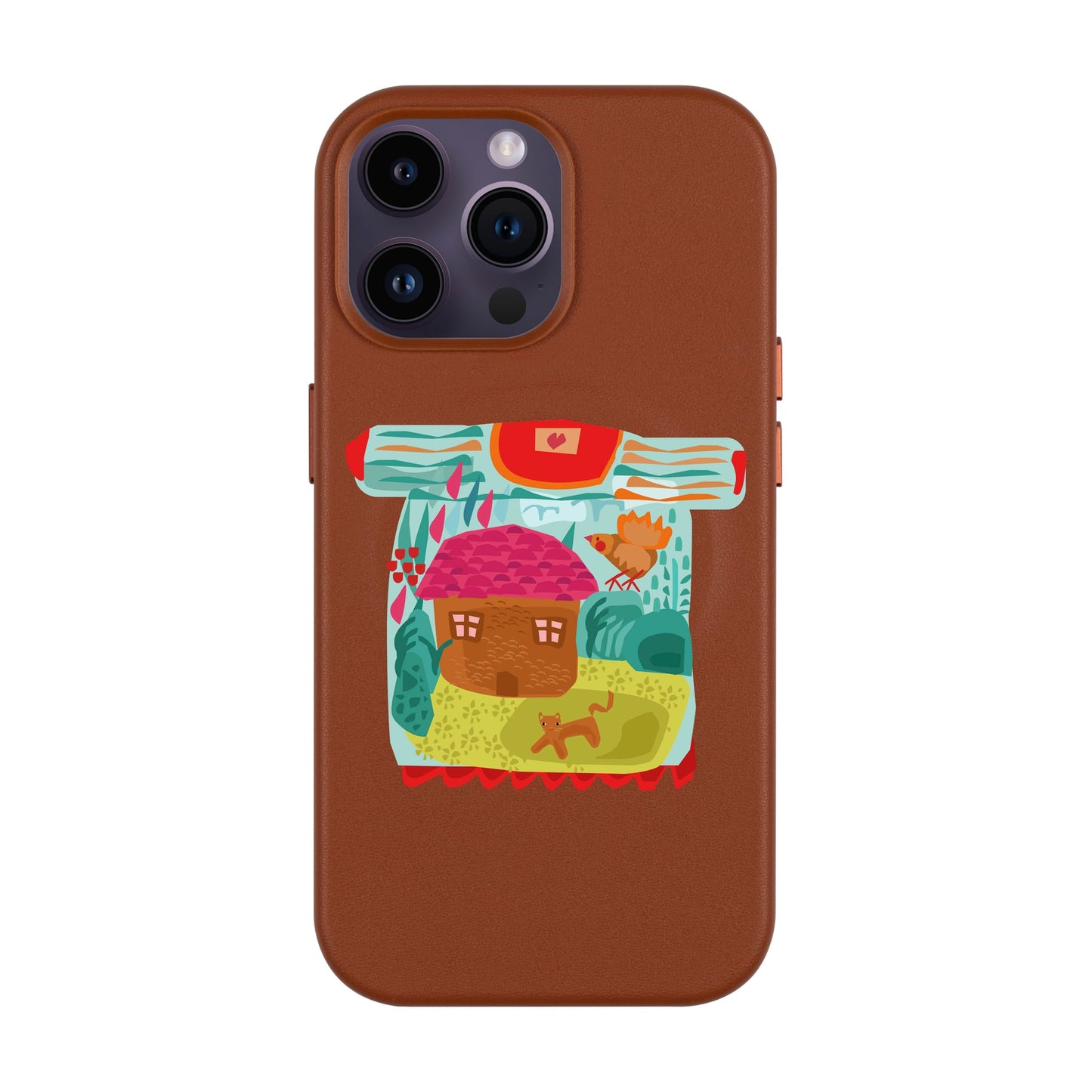 SİHİRLİ KAZAK-iPhone 14 Pro Max Leather Kılıf MagSafe Özellikli