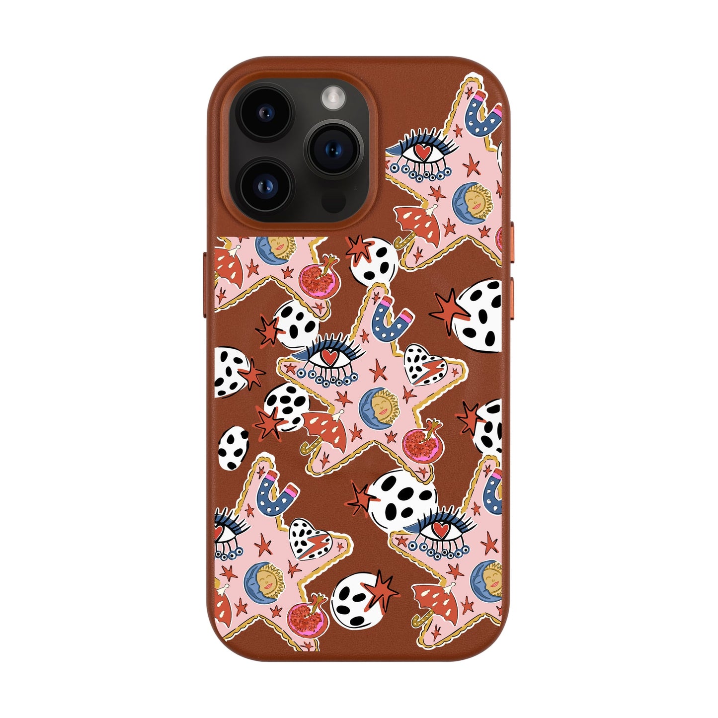 DURUSKO-iPhone 14 Pro Max Leather Kılıf MagSafe Özellikli