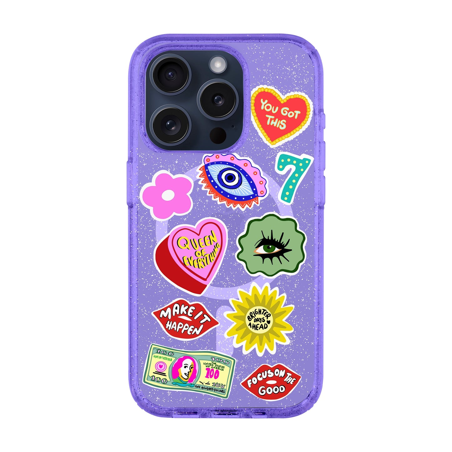 HM STICKERS-iPhone 15 Pro Shiny Kılıf MagSafe Özellikli