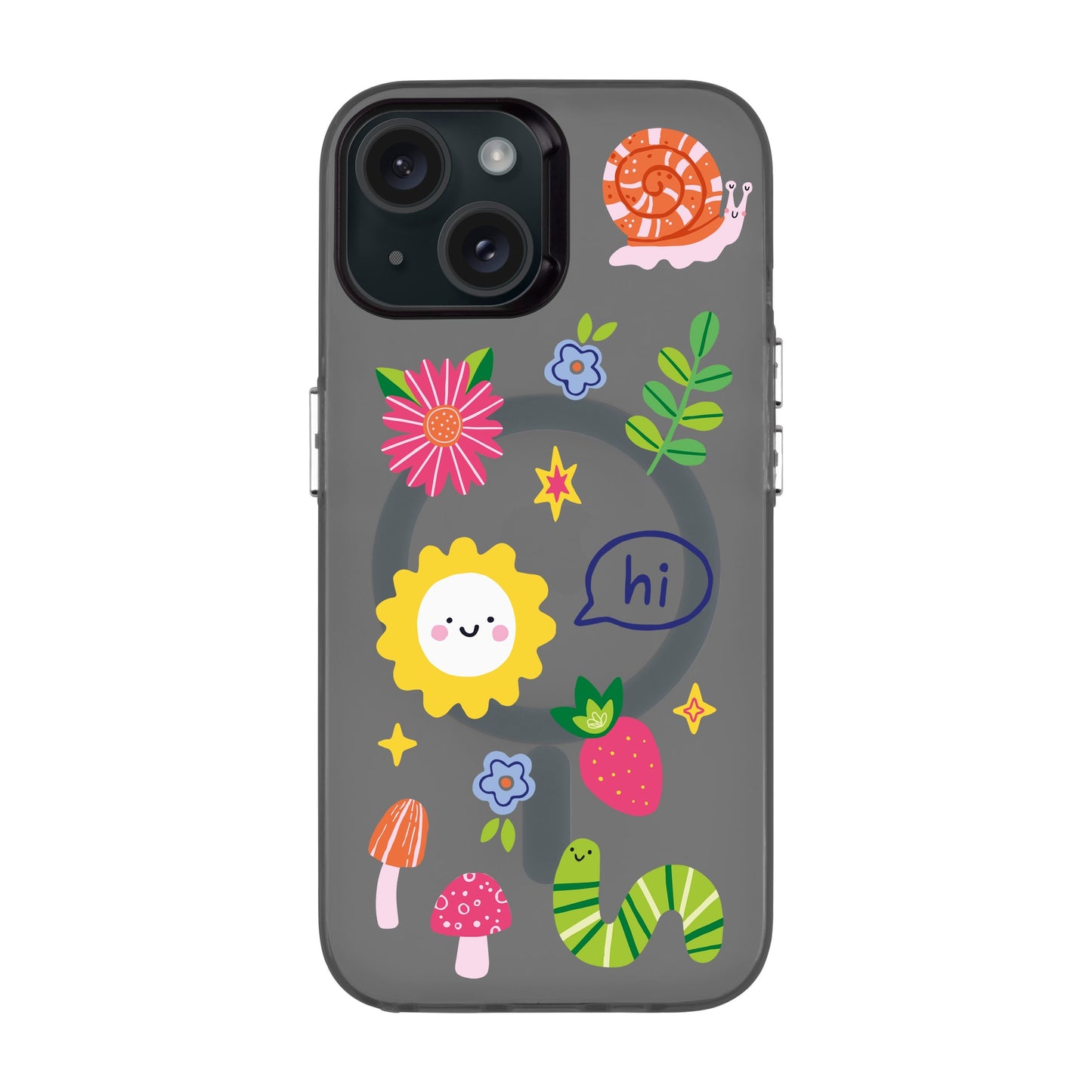 HELLO NATURE-iPhone 15 Hold Kılıf MagSafe Özellikli