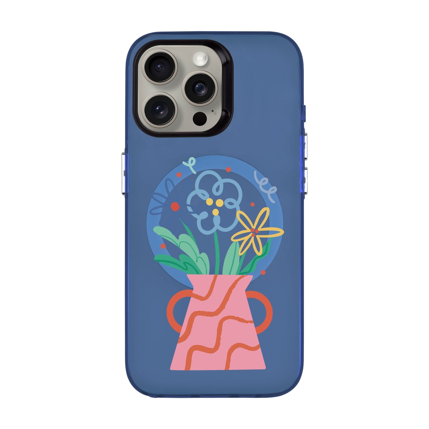 PINK VASE-iPhone 15 Pro Max Hold Kılıf MagSafe Özellikli